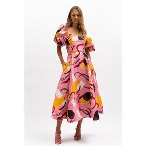AURETA STUDIO Ada Midi Dress Size S